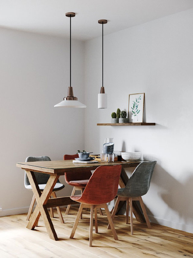 世茂观天下现代风格80-120㎡平米三居